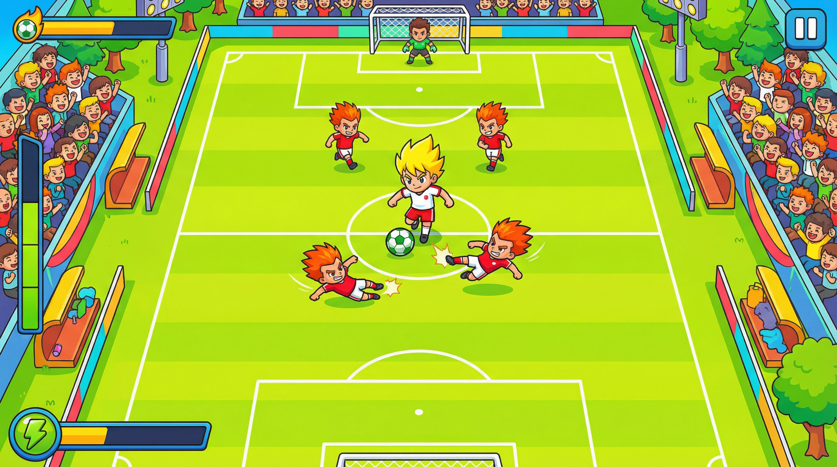 Dribble Kings gameplay scene