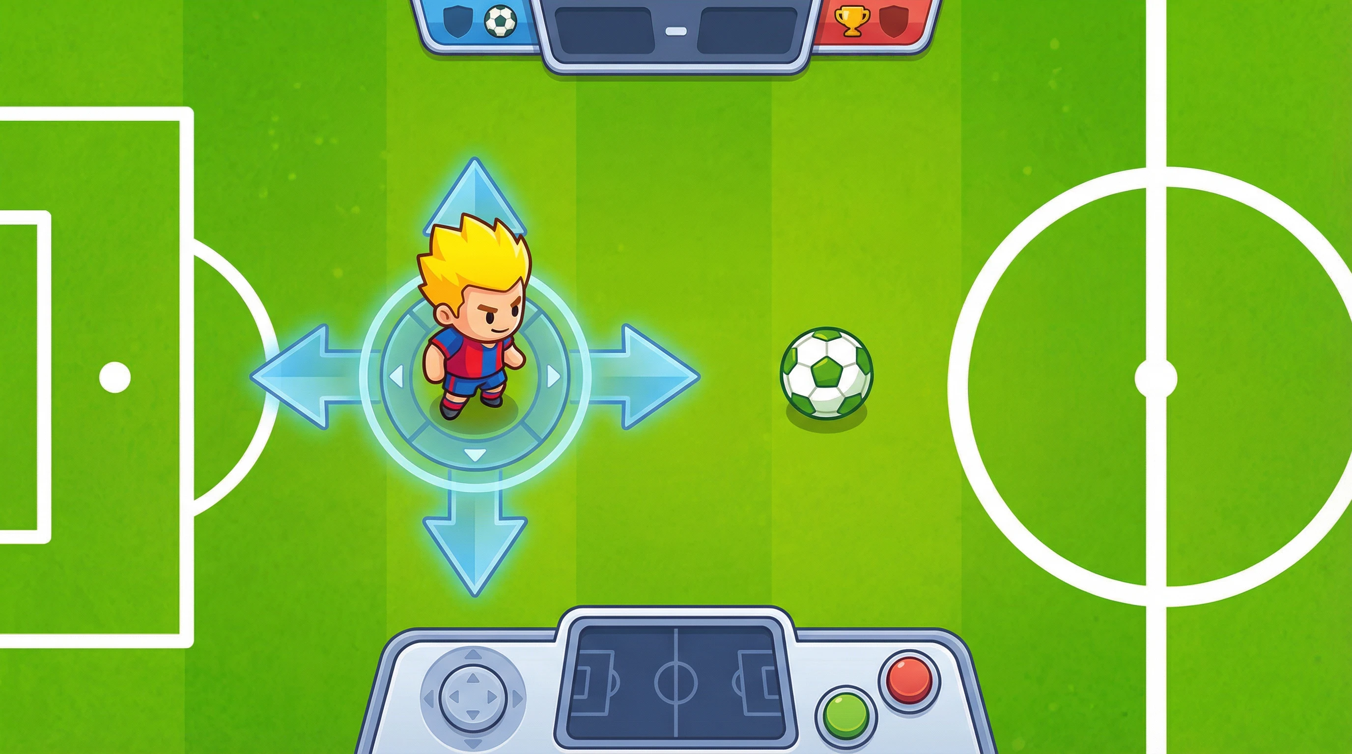 Dribble Kings gameplay controls