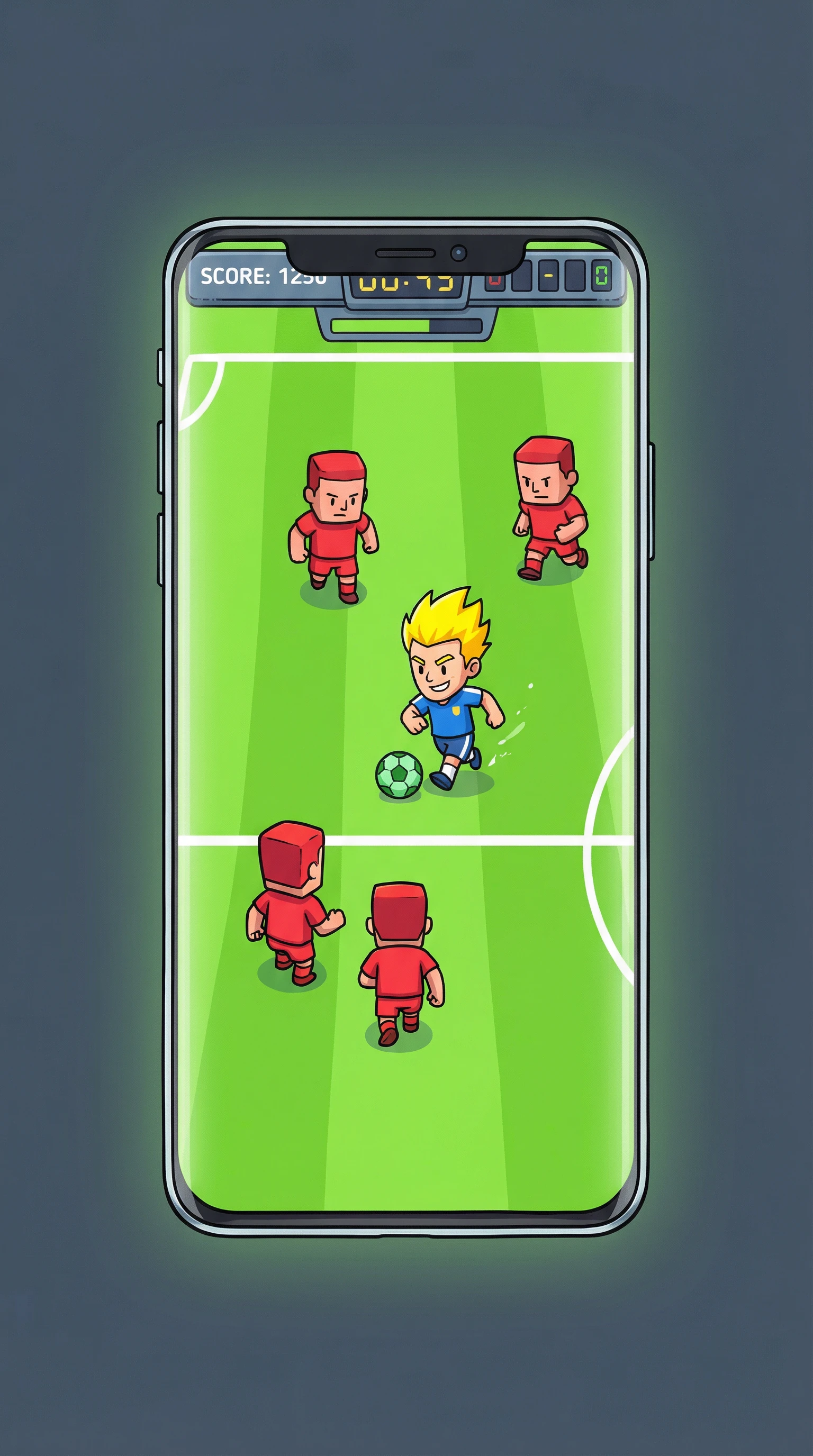 Dribble Kings gameplay on mobile